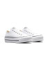 Converse Chuck Taylor All Star leather Lift Ox trainers in white