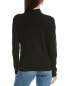 Forte Cashmere Fitted Funnel Cashmere Sweater Women's Black Xs