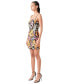 Women's Floral Sequin Sleeveless Mini Dress