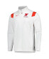 Men's White Ole Miss Rebels 2022 Coaches Sideline Quarter-Zip Top