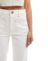 River Island wide leg jean in white