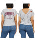 Women's Heather Gray Washington Commanders Reversible T-Shirt