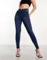 ASOS DESIGN Hourglass push up skinny jean in blue - MBLUE