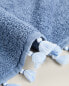 Cotton bath towel with tassels