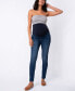 Women's Dark Over Bump Super-Skinny Maternity Jeans