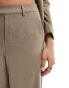 Object tailored wide leg trouser co-ord in taupe