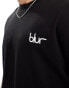 Bershka Blur back graphic t-shirt in black