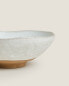 Textured stoneware bowl