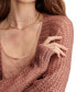 Women's Open Knit Button-Front Cardigan