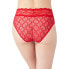 b.tempt'd by Wacoal 297807 Lace Kiss Hi Leg Brief Panty, Crimson Red, Large