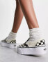 Vans Classic Slip-On Stackform trainers in black and white checkerboard