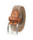 Men's Two-Tone Stretch Braided Web Belt