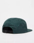 Parlez logan logo 5 panel cap in deep green