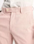 ASOS DESIGN super skinny linen mix suit trouser in pastel pink