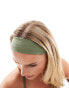 ASOS 4505 Studio Pilates soft touch headband in khaki