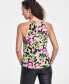 Women's Sleeveless Chain-Neck Blouse, Created for Macy's