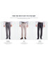 Men's Gabardine Skinny/Extra-Slim Fit Performance Stretch Flat-Front Dress Pants