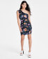 Women's Midnight Printed One-Shoulder Dress