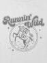 Kids Runnin Wild Horse Graphic Boxy Crop Tee