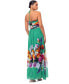 Women's Floral-Print Halter Gown