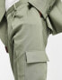 Viggo viera technical suit cargo trousers in khaki