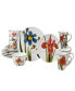 Botanical Flora 16 Piece Dinnerware Set