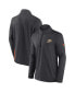 Men's Heather Charcoal Anaheim Ducks Authentic Pro Rink Quarter-zip Jacket