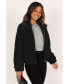 Womens Lucia Zip Front Teddy Jacket