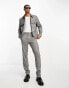 ASOS DESIGN smart co-ord trucker jacket in grey check