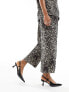 AllSaints Jemi Leppo trouser in leopard print