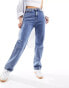 Tommy Jeans Julie high rise straight leg jeans in mid wash