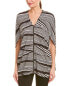 Топ Nicole Miller Wavy Stripe Cocoon Large