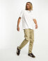 Dickies north plain short sleeve back print t-shirt in white- exclusive to asos