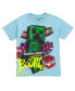 Boys Creeper T-Shirt and French Terry Shorts Outfit Set to