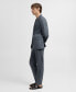 Men's Pleats Detail Suit Pants