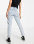 Topshop – Original – Mom-Jeans in Bleichwaschung