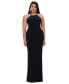 Plus Size Beaded Sleeveless Sheath Dress