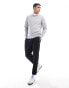 GANT shield logo print sweatshirt in grey marl