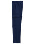 Kid Solid Fleece Pants - Navy 14