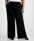 Plus Size Wide-Leg Ponté-Knit Pants, Created for Macy's