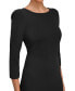 Women's 3/4-Sleeve Sheath Dress