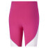 Puma Classics Block Brighter Days Biker Shorts Womens Pink Casual Athletic Botto