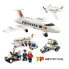 TAP Commercial Airplane + Crew 4 Figures Construction Game