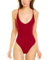 LSpace 293040 Pointelle Rib Gianna One-Piece Classic Cabernet 6