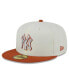 Men's Cream, Orange New York Yankees 59FIFTY Fitted Hat