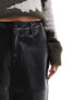 JJXX faux leather maxi skirt black