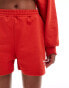 The Couture Club co-ord sartorial sport jersey shorts in red