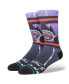 Men's Toronto Raptors Hardwood Classics Fader Collection Crew Socks