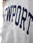 Stradivarius newport sweatshirt in grey