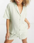 Lindex Exclusive short sleeve pyjama set in light green